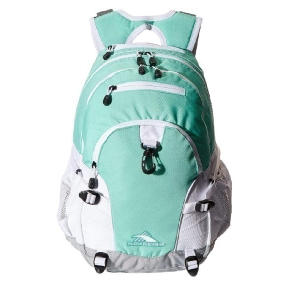 High Sierra Handbags - HIGH SIERRA LOOP BACKPACK  + tablet-sleeve, Aquamarine/White, one size